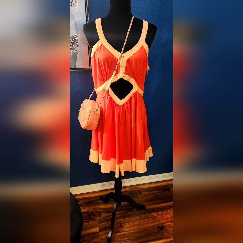 ASOS Cutout Mini Dress Size 12 - Picture 3 of 16